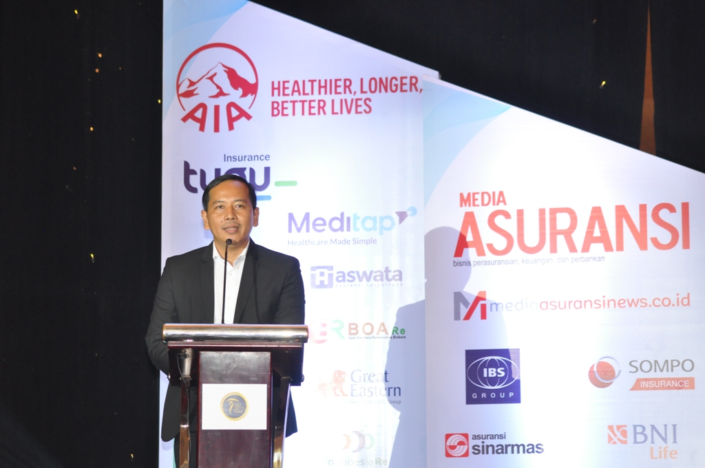 Pemimpin Redaksi Media Asuransi Achmad Aris.| Foto: Media Asuransi/Arief Wahyudi
