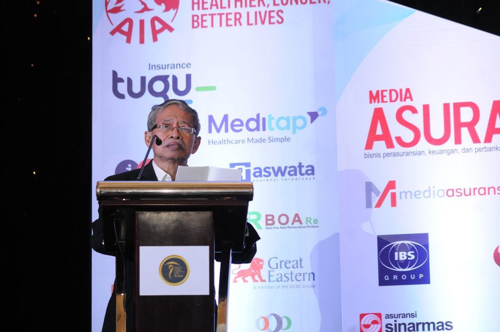 Direktur Utama Media Asuransi dan Pimpinan Lembaga Riset Media Asuransi (LRMA) Mucharor Djalil. | Foto: Arief Wahyudi