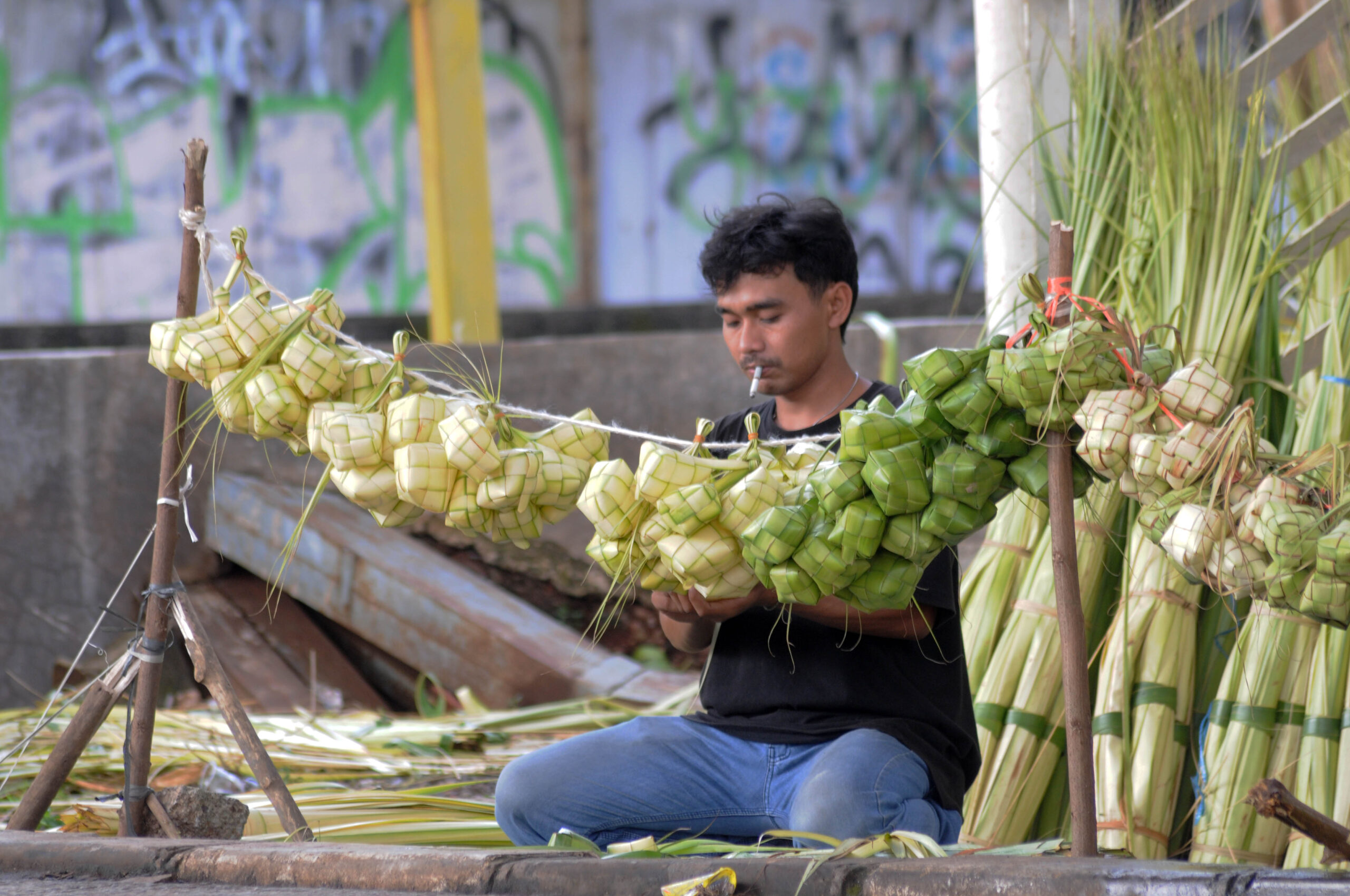 Moment yang selalu ada saat Idul Adha | Foto: Arief Wahyudi