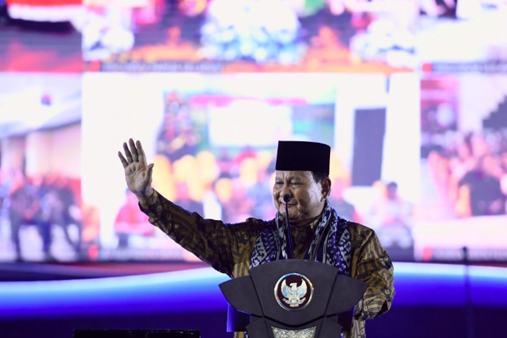 Presiden Prabowo Hadiri Perayaan Natal Nasional 2024 di Indonesia Arena 