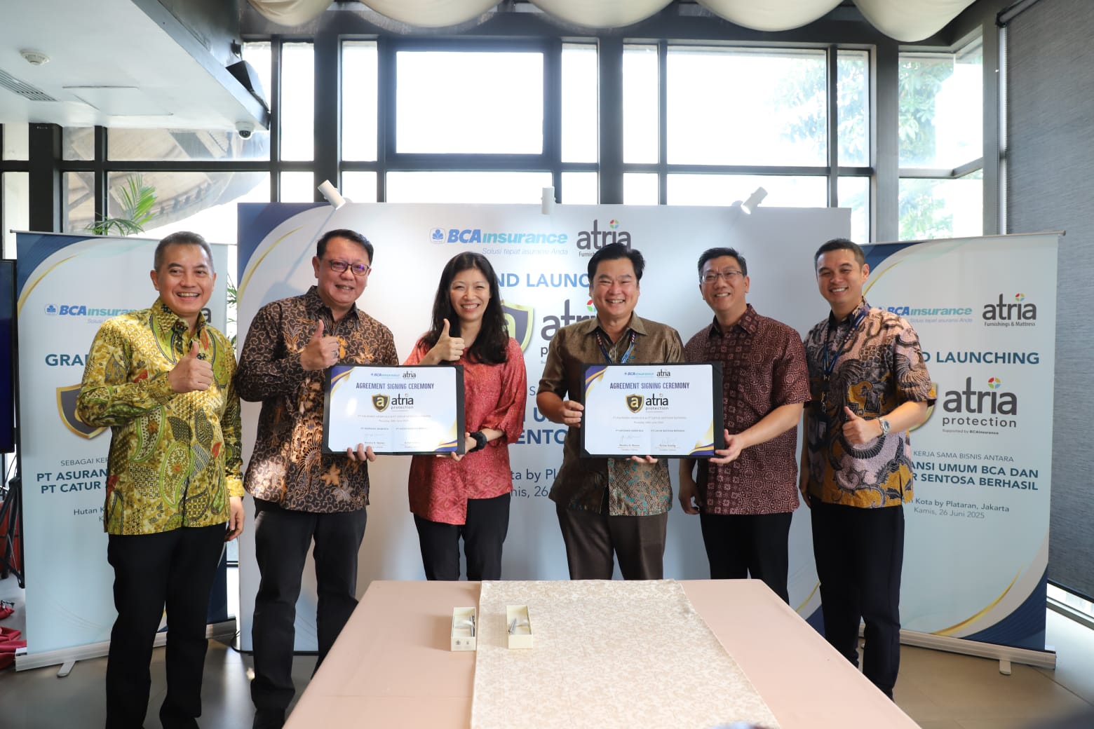 BCAinsurance dan ATRIA Meluncurkan ATRIA Protection, Sebuah Proteksi untuk Belanja Furnitur