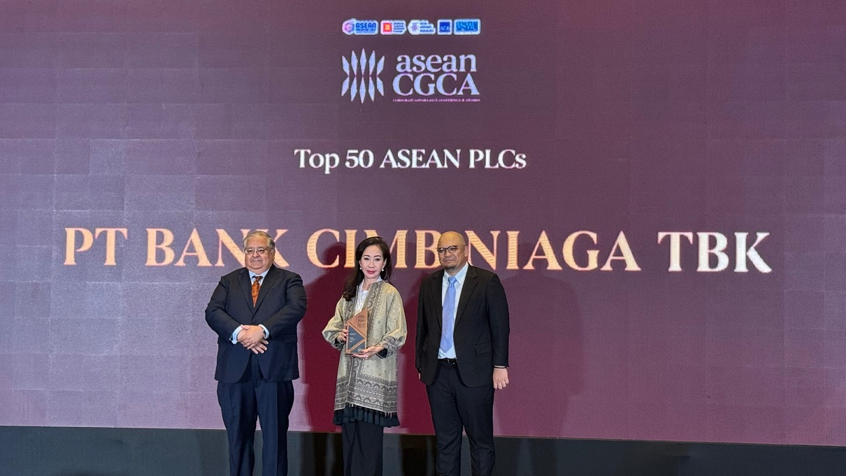 CIMB Niaga Raih Penghargaan Top 50 Perusahaan Terbuka ASEAN Terbaik