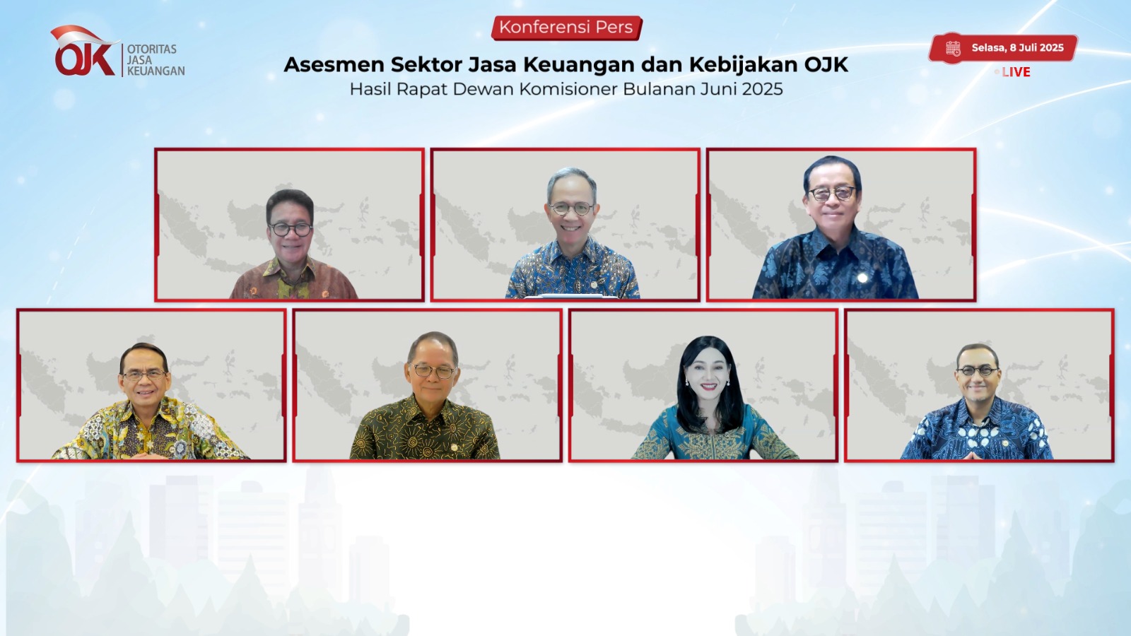 OJK Menilai Sektor Jasa Keuangan Terjaga Stabil di Tengah Ketidakpastian Global