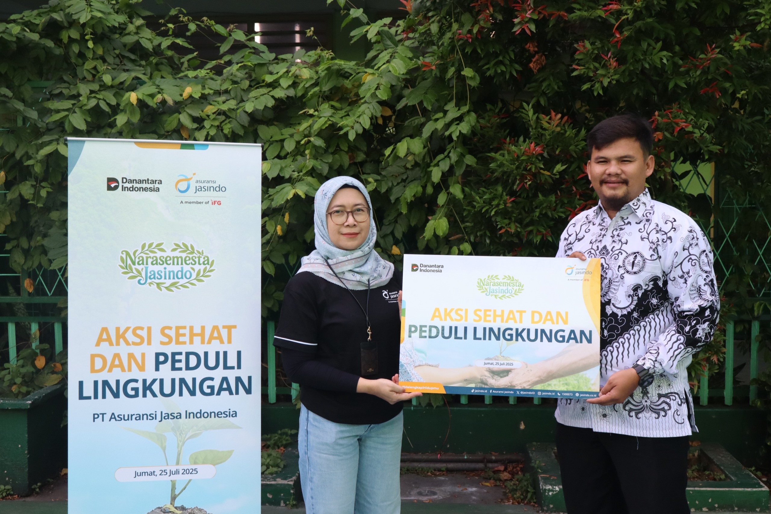 Jasindo Gelar Aksi Sehat dan Peduli Lingkungan dalam Semangat Hari Anak Nasional