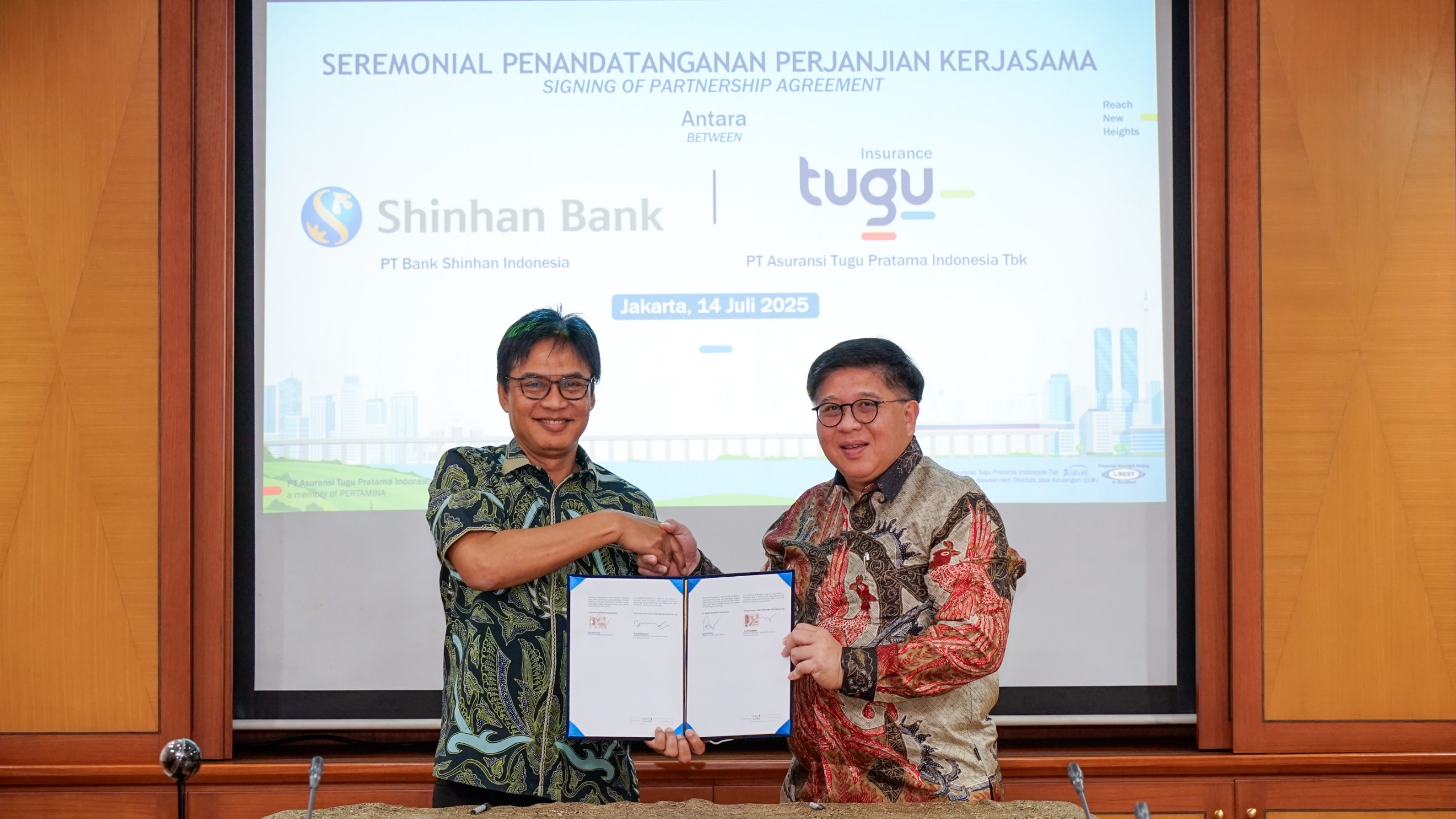 TUGU Insurance Jalin Sinergi Bisnis Strategis dengan Bank Shinhan Indonesia