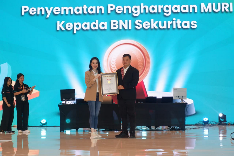 BNI Sekuritas Pecahkan Rekor MURI