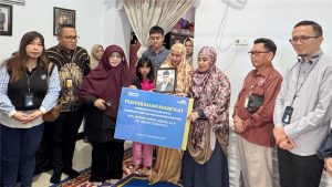 TASPEN Salurkan Manfaat Program JKK bagi Keluarga Korban Unjuk Rasa di Makassar