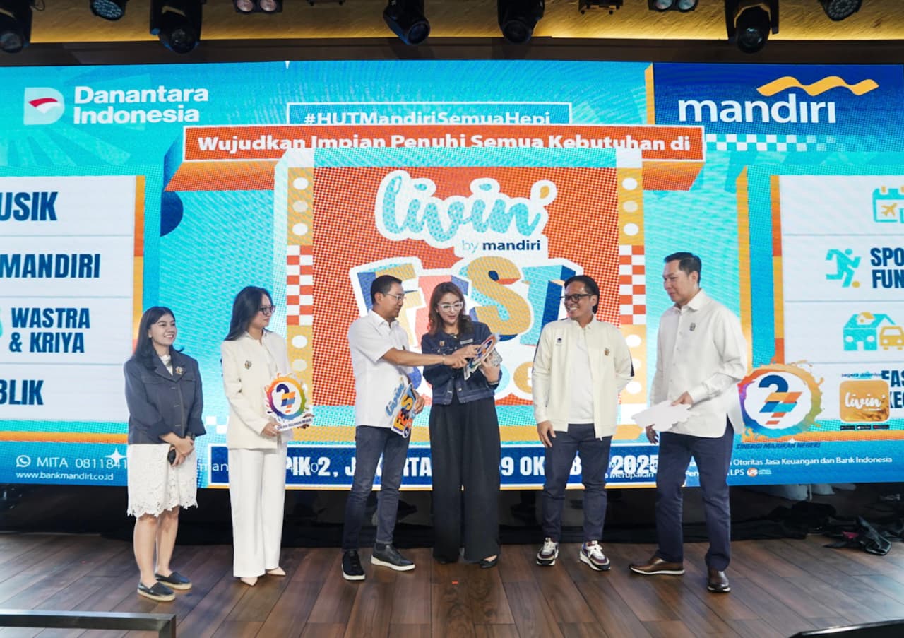Bank Mandiri (BMRI) Gelar Livin’ Fest 2025, Expo Sinergi UMKM dan Ekonomi Kreatif