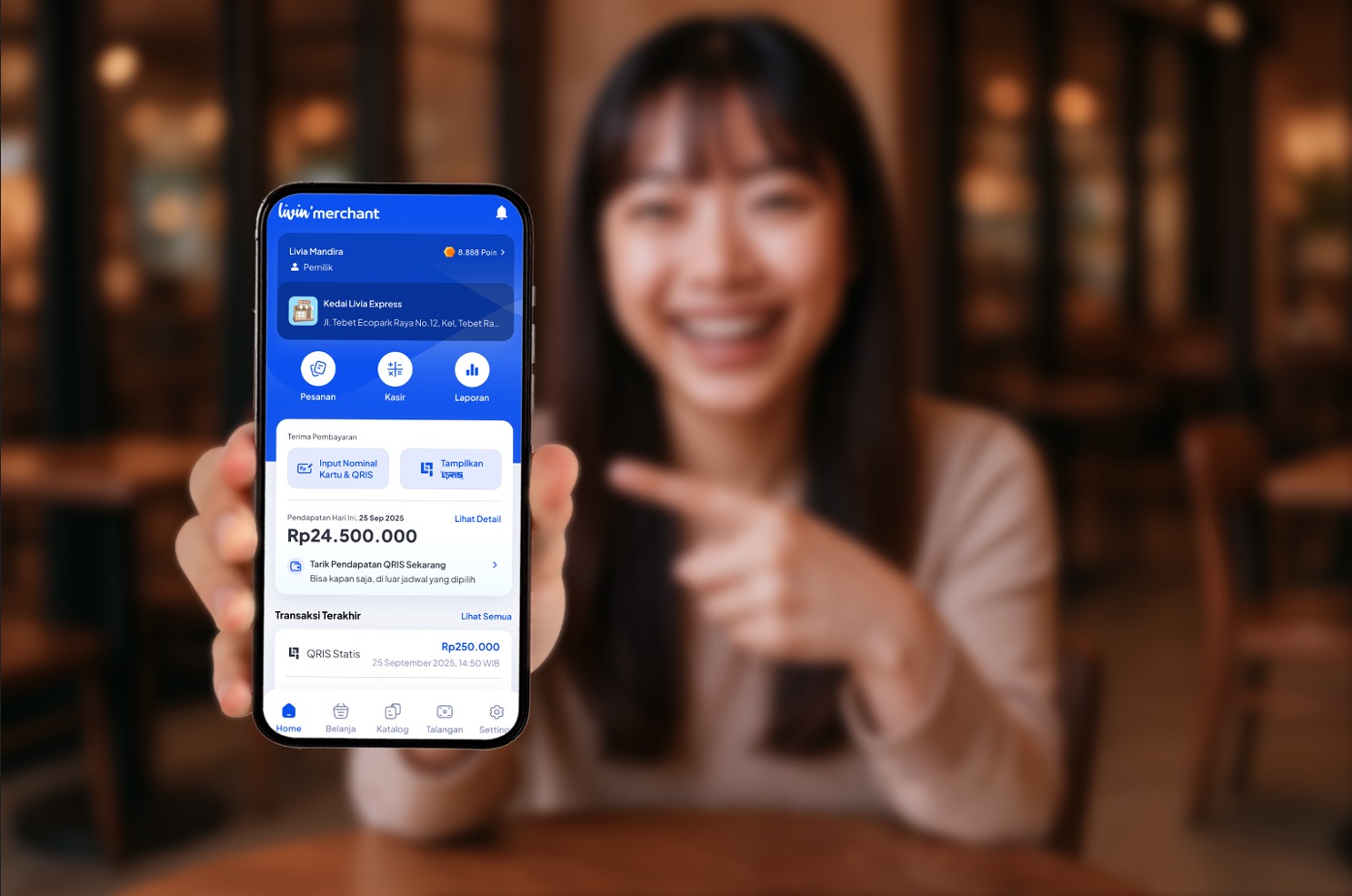 Akselerasi Arus Kas Pelaku Usaha, Bank Mandiri (BMRI) Sematkan Opsi Fitur Pencairan di Livin’ Merchant