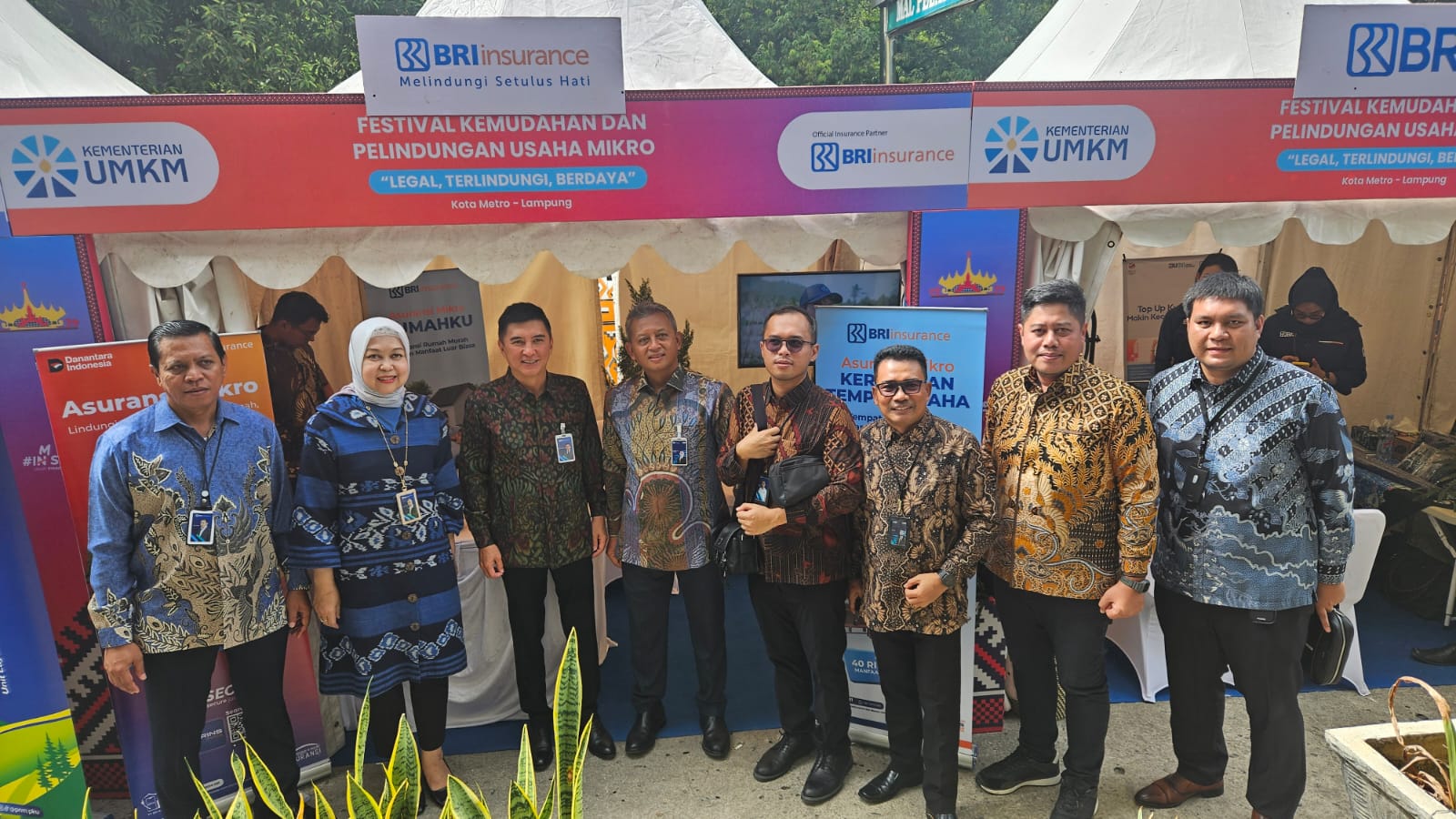 BRI Insurance Dukung Festival UMKM di Kota Metro Lampung