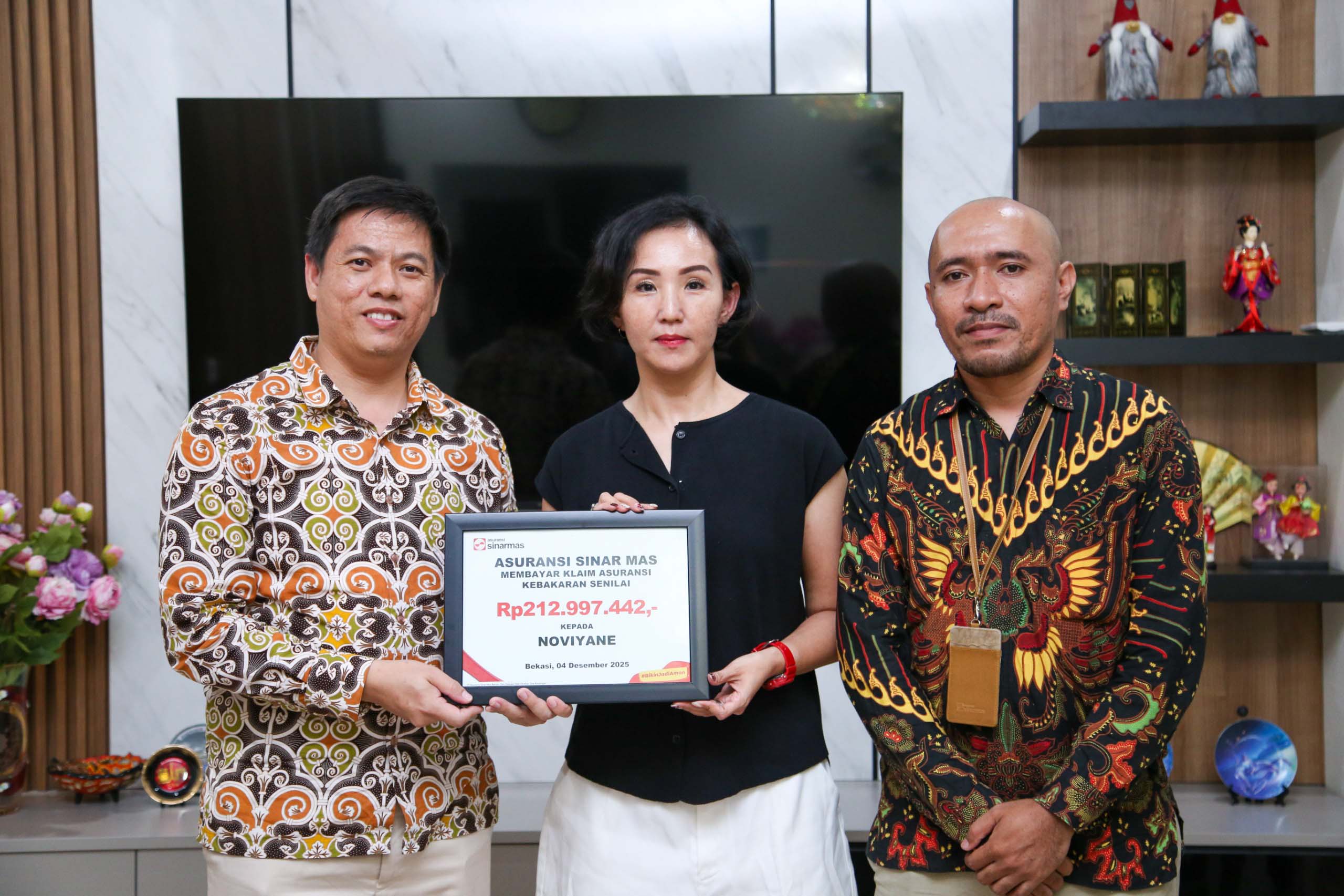 Asuransi Sinar Mas Bayarkan Klaim Kebakaran Senilai Rp213 Juta