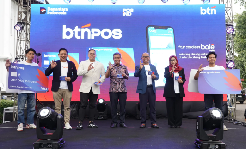 PosIND dan BTN Resmikan Rebranding BTNPOS, Perluas Akses Layanan Keuangan Nasional