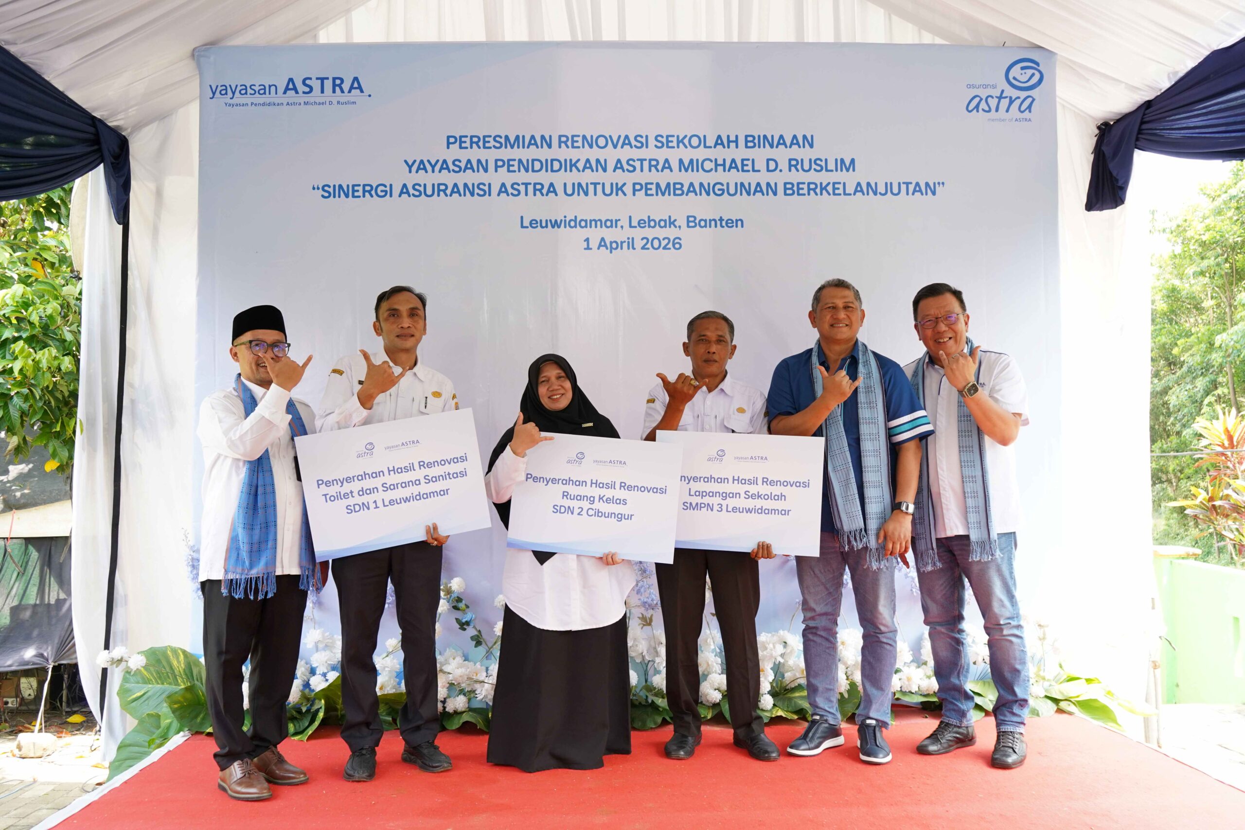 Astra Bangun Lingkungan Belajar di Lebak, Banten