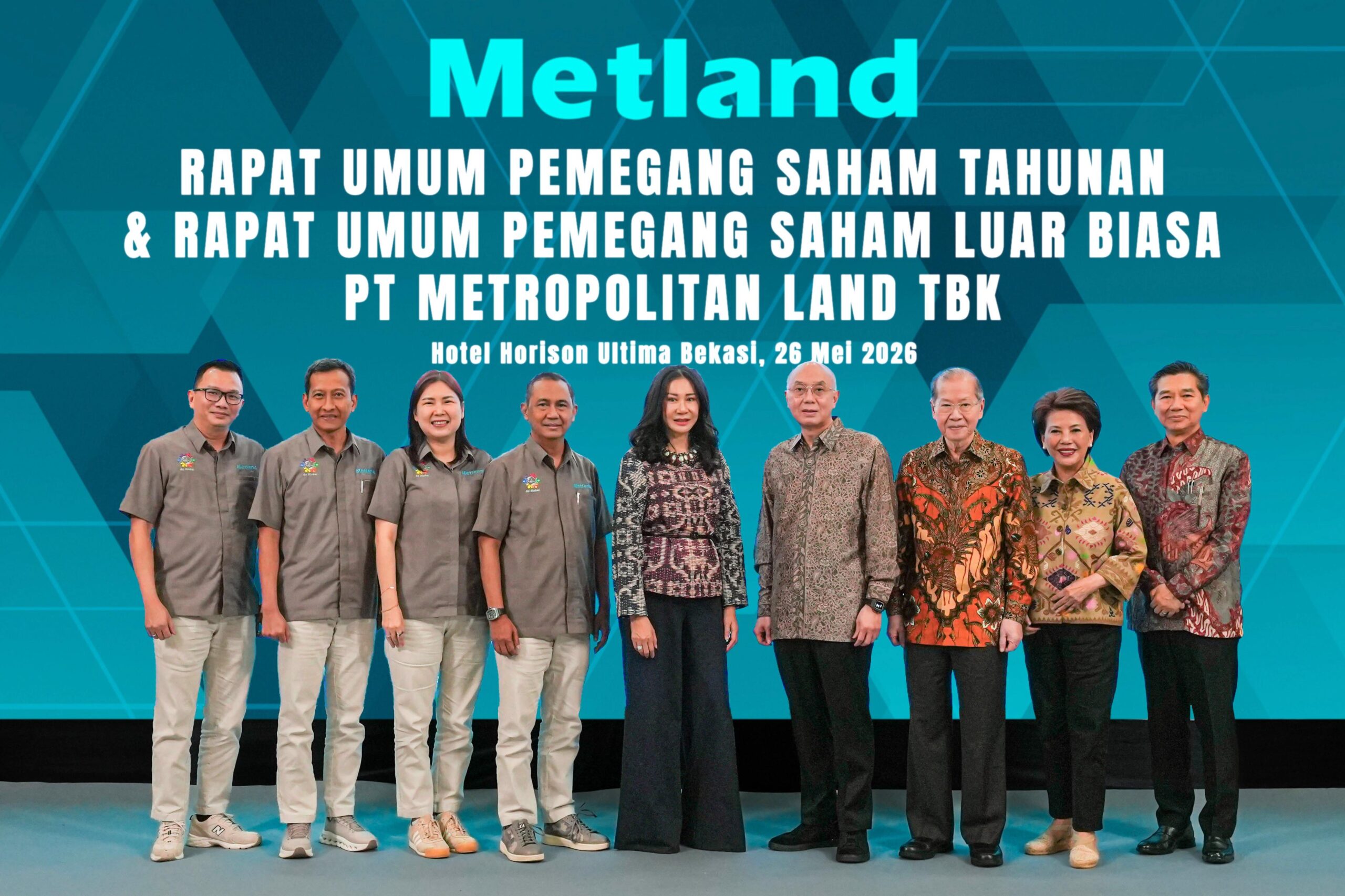 Metland Rombak Susunan Manajemen Periode 2026-2031