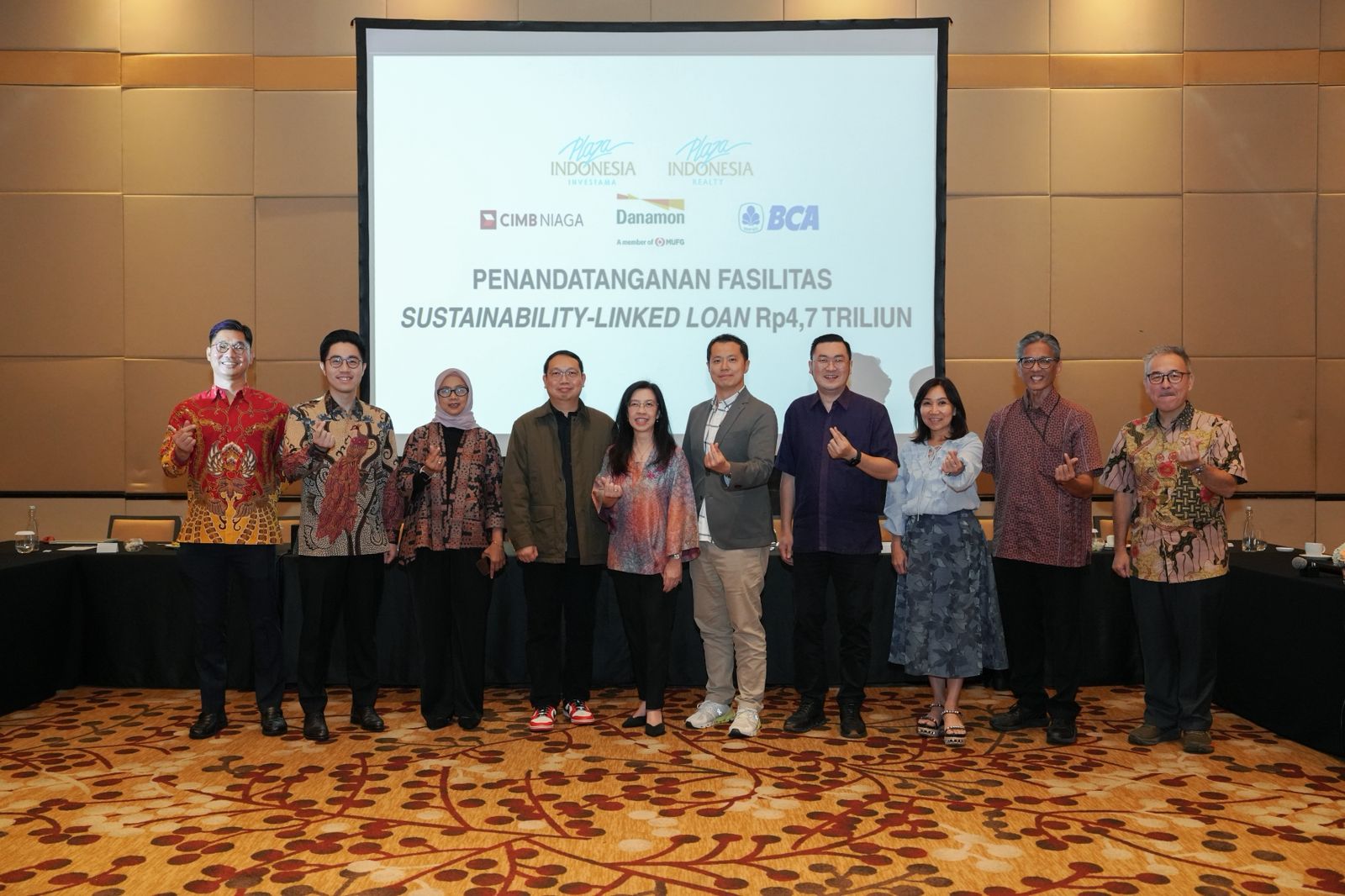 CIMB Niaga Pimpin Pembiayaan Sindikasi Sustainability-linked Loan Rp4,7 Triliun untuk Plaza Indonesia