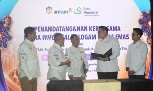 Bank Muamalat dan ANTAM Jalin Kerja Sama Distribusi Logam Mulia