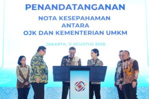 OJK dan Kementerian UMKM Bersinergi Dukung Pembiayaan Ekosistem UMKM