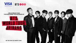 Visa Perkuat Posisi Strategis di Industri Global Lewat BTS WORLD TOUR ARIRANG