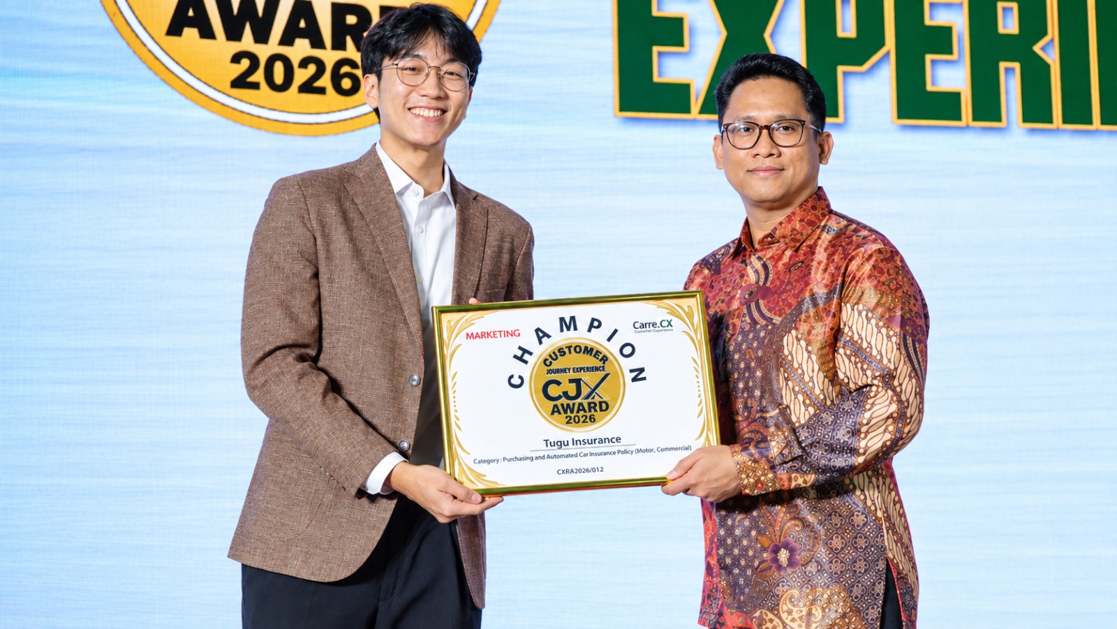 Perkuat Customer Experience, Tugu Insurance Raih Dua Penghargaan di 2026