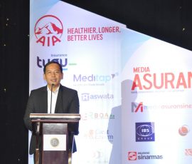 Pemimpin Redaksi Media Asuransi Achmad Aris.| Foto: Media Asuransi/Arief Wahyudi