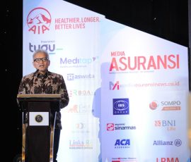 Ketua Umum AASI Rudy Kamdani. | Foto: Media Asuransi/Arief Wahyudi