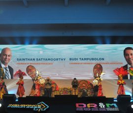 Pembukaan Digital & Risk Managementin Insurance (DRiM) di Bali pada 17-18 Oktober 2022.