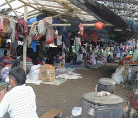 Korban Gempa Suasana di tenda pengungsian korban gempa Cianjur di Desa Cigeunang, Cianjur Jawa-Barat, Minggu, 27 November 2022.