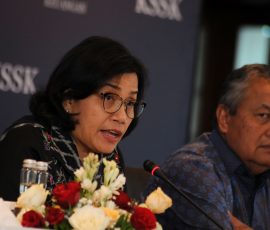 Ketua Komite Stabilitas Sistem Keuangan (KSSK) Sri Mulyani